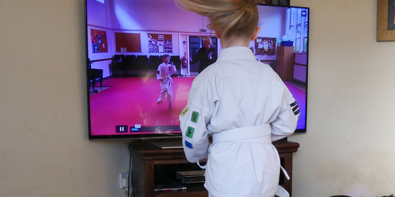 Live streamed kids karate classes